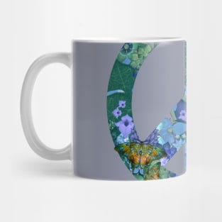 Peace Symbol Natures Garden Mug